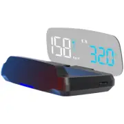 Digital Car HUD GPS Speedometer Head Up Display MPH KMH Compass Overspeed Alarm (for: Audi)