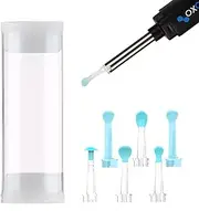 Ear Cleaner Replacement Tips – Accessories for Ear Wax Removal Tool Kit – Silicone Ear Spoon for Earwax Remover Otoscope – Adults, Kids and Pets – Compatible with OXORA Y9 Ear Cleaner (Standard)