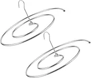 Space-Saving Quilt Hangers for Wall Spiral Laundry Hanger Blanket Rack Sheets Drying Rack