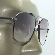 Reading Glasses Men's Sunglasses Tinted Aviator True Bifocal Bronze Frame +1.00