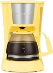 Holstein Housewares - 5 Cup Drip Coffee Maker - Convenient and 5 Cup, Yellow