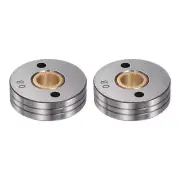 2pcs U Groove 0.03" Mig Welder Wire Feed Drive Roller 36x10x11x4.5mm