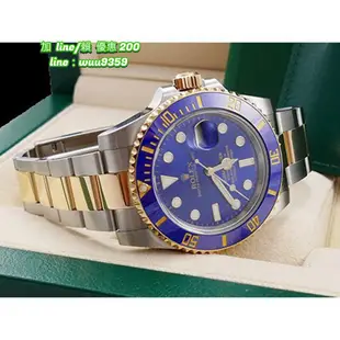 Rolex 勞力士 Submariner 116613LB 潛航者 半金 藍水鬼 陶瓷框 AB5908