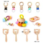 WOODEN RATTLES FOR KIDS BABY TOYS 0 4 6 12 MONTHS NEWBORN