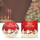 Party Dinner Supplies Safe Eye-catching Disposable Christmas Party Tableware Set