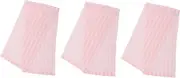 LOORGVEL 3Pcs Exfoliating Shower Towels Dual Sided Scrubbing Body Towels for Deep Cleansing Skin Friendly Back Scrubbers for Smooth Skin
