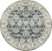 Round Area Rugs for Living Room, Round Rug 31.5 Inch, Bohemian Circular Rug, Vintage for Bedroom