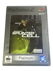 Tom Clancy's Splinter Cell PS2 (Platinum) PAL *Complete* (Preowned)