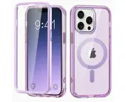 iPhone 12 Pro Max Case,Shockproof Phone Case ,Scratch-Resistant Back Cover-Light Purple