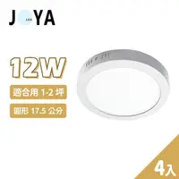 在飛比找momo購物網優惠-【JOYA LED】4入 12W 圓形 北歐幾何吸頂燈 LE