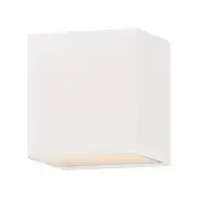 ET2 E23216 Blok 5" Tall LED Outdoor Wall Sconce - White