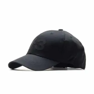 【Y-3 山本耀司】Adidas 經典 LOGO CAP 棒球帽 黑色(HA6530)