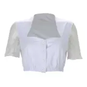 Traditional Bavarian Dirndl Blouse Women's plus Size Dress Shirts for Women 3x