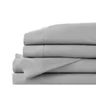 Home Decorators Bedding Queen 5-thread Sateen Egyptian Cotton Solid Stone Gray
