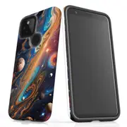 For Google Pixel 4a 5G Tough Protective Cover, Planets Of The Universe