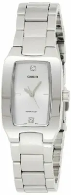 Casio LTP-1165A-7C2 Women's Stainless Steel Analog Watch | Elegant Rectangular D
