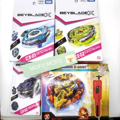 Beyblade X CX-01 02 03 Dran Brave Wizard Arc Perseus Dark Xeno Excalibur Set 4