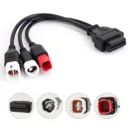 YIBEICO 3-in-1 OBD2 Diagnostic Adapter for Yamaha Kline Euro5 Motorcycle Hond...