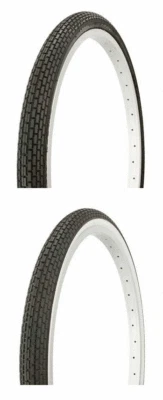 ORIGINAL! DURO TIRE 24 X 1.75 IN BLACK/BLACK OR BLACK/WHITE SIDE WALL HF-120A.