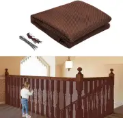 3 Metre Stairs Protective Net, Stair Railing Safety Net, Stairs Railing Fence...