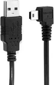 Mini USB Cable USB 2.0 to Mini USB-B 5Pin 90 Degree Left Angled Extension Data Cable 3.0M