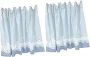 HOOTNEE 2pcs Bunk Bed Curtains Fashion Dormitory Sliding Panels 1.15m Non-Shedding Breathable