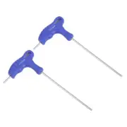 2.5mm Ball End Hex Key T-Handle Wrench Spanner, Metric CR-V Steel 2 Pcs