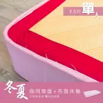 寢具/床墊/傢俱 KAILISI卡莉絲名床 3.5尺單人冬夏兩用 蓆面+布面連結式床墊 (送保潔墊) DAYNEEDS