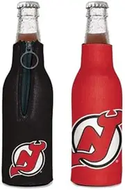 WinCraft NHL New Jersey Devils Bottle Cooler, Stubby Holder, Team Colors, One Size