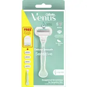 Gillette Venus Deluxe Smooth Sensitive Razor With Shower Hanger 4 pack