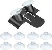 xsaaczm Suction Cup Mount Holder Compatible with Valentine One V1 Gen1 and Gen 2 Radar Laser Detector,WMV1K(1 Cradle,10 Suction Cups)
