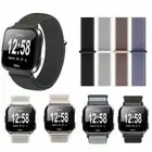 Soft Woven Nylon Loop Watch Wrist Band Strap For Fitbit Versa 3 3rd Gen / Sense