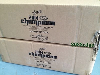 2014 SELECT AFL CHAMPIONS FACTORY SEALED CASE (12 BOXES): DYER/ASHCROFT 300 GAME