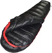 #N/A Portable Duck Down Sleeping Bag Camping Hiking 4-Season Thermal