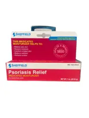 SET OF 2 Dr SHEFFIELD PSORIASIS Relief Medical Moisturizer 2% Salicylic Cream