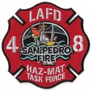 LAFD 48 San Pedro Haz Mat Task Force NEW Fire Patch ,