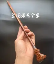 17" Snakewood Carved Back Scratcher Itch Hand Massage Body Relax Gift Collection