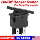 US For Shop Vac On/Off Rocker Switch Replacement Under Push Buttons W/ Adapter