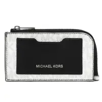 在飛比找momo購物網優惠-【Michael Kors】經典滿版MK LOGO印花拼接信