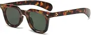 [PORADAY] Square Sunglasses for Women Men Trendy Thick Frame Sun Glasses Black Shades
