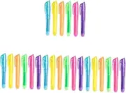 DOITOOL 4sets 6pcs Highlighter Pens for Students Portable Scrapbook Marker for School Supplies Daily Note Taking Present for Classmates Teachers 6pcs*4