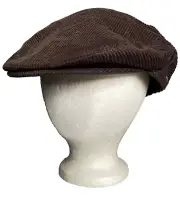 NWT Jaxon Hats Corduroy Ivy Cap Brown XL Unisex NEW