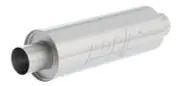 Borla XR-1 Racing Sportsman 2.5IN Outlet / 2.5IN Inlet / 5IN X 15IN Round