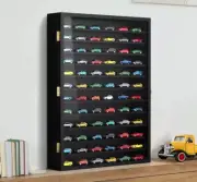 1/64 Scale Car Display Case Wall Mounted Cabinet 12 Shelf Fit Matchbox Hot Wheel