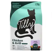 Tilly Indoor Adult Chicken & Krill Dry Cat Food 2.5kg