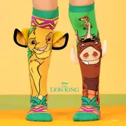 Madmia Socks Ages 3-5 Toddler - Lion King Novelty Socks