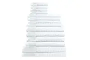 Jenny Mclean Royal Excellency 14 Piece Snow White Towel Pack