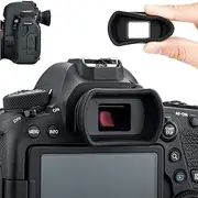 Long Soft Viewfinder Eyecup Eyepiece for Canon EOS 90D 80D 70D 60D 77D 6D Mark II 5D Mark II 850D 6D 5D2 5D 50D 800D 1500D 760D 750D 700D 1200D 650D Replaces Canon EB Ef Eye Cup