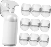 10Pcs Adhesive Spray Bottle Hangers No Drilling Wall Mounted Holders for Kitchen Organization Strong Adhesive Hooks for Easy Removal Leave No Marks Walls