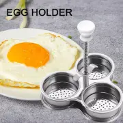Egg Poacher Pan Steel-Poached Egg Cooker Maker Handle' Spring D1Z7